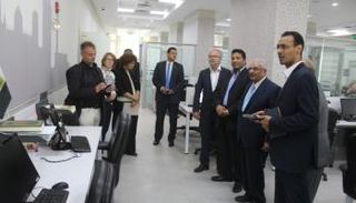 جانب من زيارة قيادات الكنيسة الإنجيلية لمرصد الأزهر 