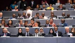 جانب من اجتماعات الاتحاد البرلماني الدولي بجنيف