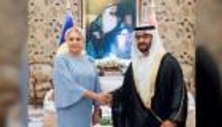 حمدان بن زايد يبحث مع رئيسة وزراء رومانيا العلاقات المشتركة