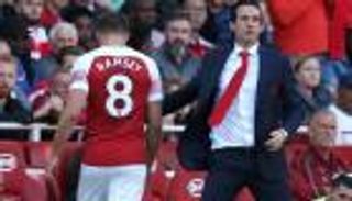 إيمري يتهرب من الحديث عن مستقبل رامسي مع أرسنال