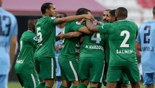 من مباراة الإمارات وبني ياس