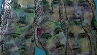 إحدى لوحات معرض "حوار مع الآخر"