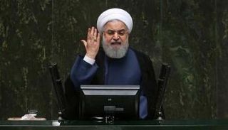 حسن روحاني أمام البرلمان الإيراني -أرشيفية