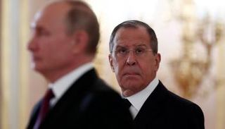 الرئيس الروسي ووزير خارجيته 