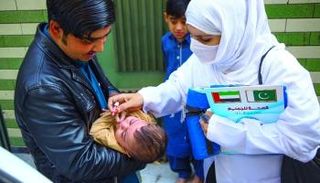 400 مليون مستفيد من مبادرات الإمارات لمكافحة شلل الأطفال