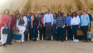 مصر تحتفل بتعامد الشمس على معبدي "أبو سمبل"