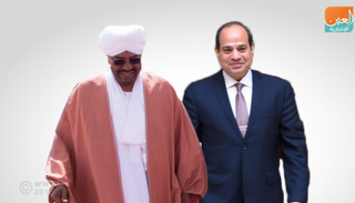 الرئيس المصري عبدالفتاح السيسي ونظيره السوداني عمر البشير