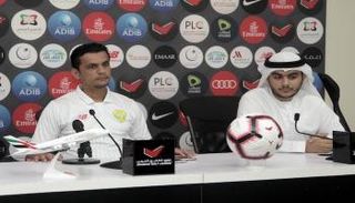 مدرب الوصل خلال المؤتمر الصحفي