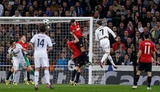 رونالدو مع الريال ضد يونايتد  - صورة أرشيفية