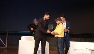 تكريم محمد هنيدي في الجامعة الأمريكية 