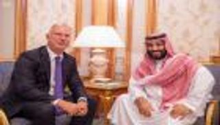ولي العهد السعودي يلتقي رئيس صندوق الاستثمارات الروسي
