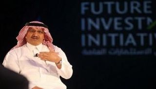 يوسف البنيان خلال مشاركته بمؤتمر "دافوس الصحراء"