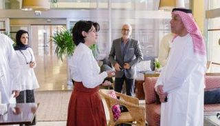 إسماعيل عبد الله والشيخة هلا بنت محمد آل خليفة 