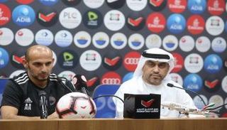 العنبري خلال المؤتمر الصحفي