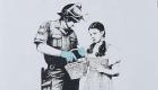 4 لوحات للفنان الغامض بانكسي في مزاد بباريس