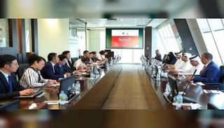 جانب من الاجتماع الإماراتي الصيني