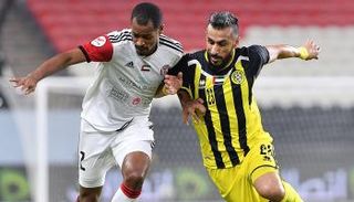 صورة من لقاء اتحاد كلباء والجزيرة