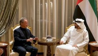 الشيخ محمد بن زايد يستقبل المدير التنفيذي لبرنامج الغذاء العالمي