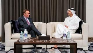  الشيخ عبدالله بن زايد آل نهيان وتوماس أوبرمان 