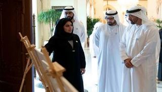 محمد بن زايد يطلع على مشروع ترميم وتطوير متحف العين وقلعة سلطان