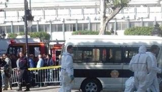 صورة من موقع تفجير العاصمة تونس