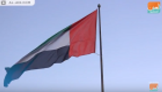 علم الإمارات يعانق الفضاء