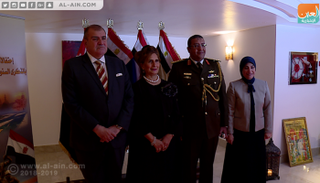 سفير مصر والمحلق العسكري وحرماهما بالجزائر