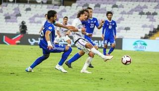 من مباراة العين وبني ياس