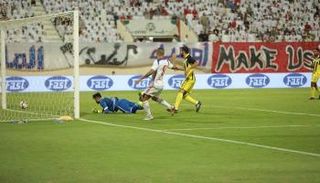 صورة من لقاء اتحاد كلباء والشارقة 