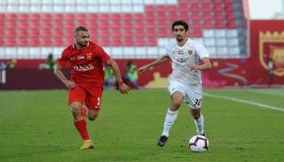 من مباراة الفجيرة والوحدة