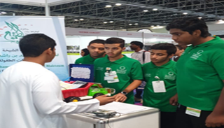 جانب من مشاركة الطلاب في الجائزة