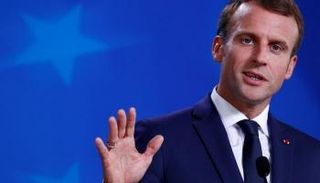 الرئيس الفرنسي إيمانويل ماكرون