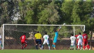 خلال مواجهة المنتخب السعودي 