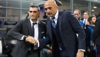 سباليتي مع فالفيردي مدرب برشلونة