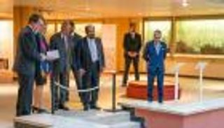 حاكم الشارقة يفتتح معرض "مليحة" في بروكسل البلجيكية