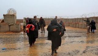 صورة أرشيفية لمخيم الركبان - أ. ف. ب 