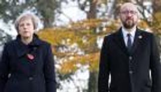 موكب رئيسة الوزراء البريطانية يتعرض لحادث سير في بلجيكا