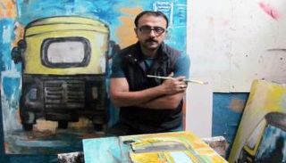 الفنان التشكيلي أحمد بيرو