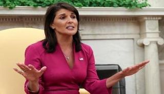 نيكي هيلي، مندوبة الولايات المتحدة الأمريكية الدائمة لدى مجلس الأمن