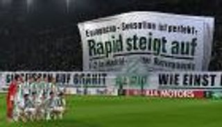 "تيفو" جماهير رابيد فيينا يعيد ذكريات الفوز على ريال مدريد