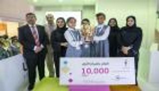 مدرسة فاطمة بنت عبدالملك بالشارقة تحصد كأس "لغتي 2018" 