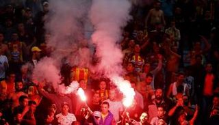 احتفال جماهير الترجي التونسي بدوري أبطال أفريقيا