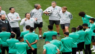 لاعبو المنتخب السعودي