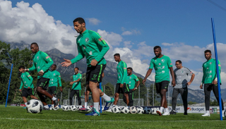 لاعبو المنتخب السعودي