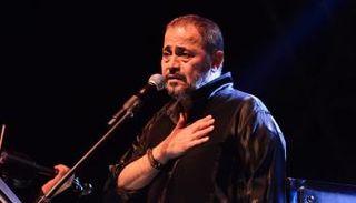 جورج وسوف أثناء الحفل