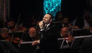 الفنان وائل جسار في الحفل 