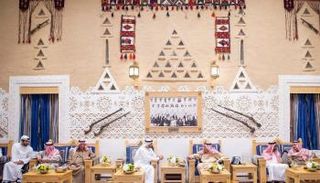 الملك سلمان بن عبدالعزيز آل سعود والشيخ محمد بن زايد آل نهيان