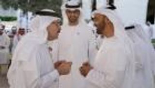 بالصور.. محمد بن زايد يستقبل عددا من رؤساء شركات النفط