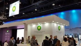 جناح عملاق النفط البريطاني في أديبك 2018