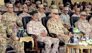 جانب من الحضور في التدريبات الختامية لدرع العرب 1